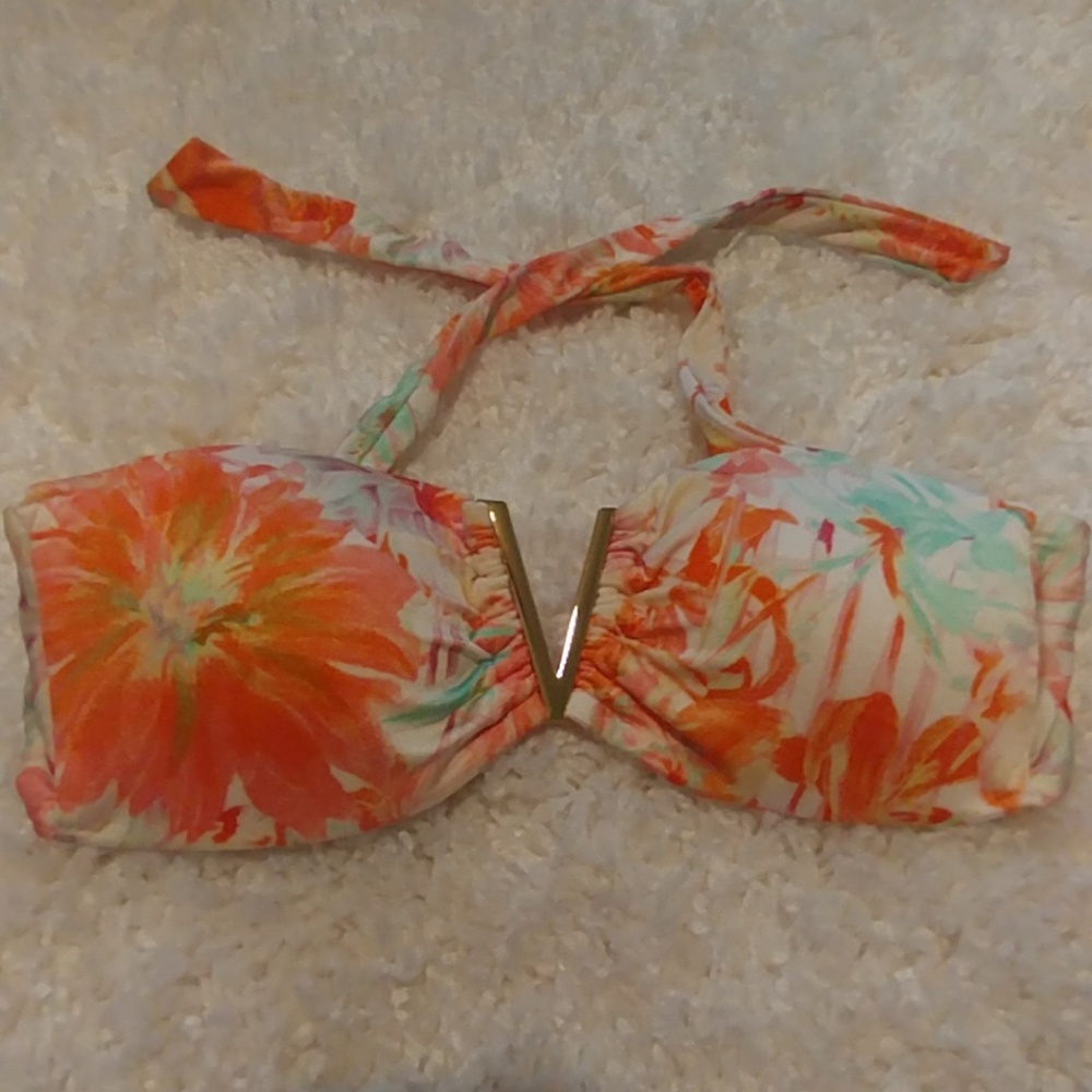New Victoria Secret bikini top strapless sz SM